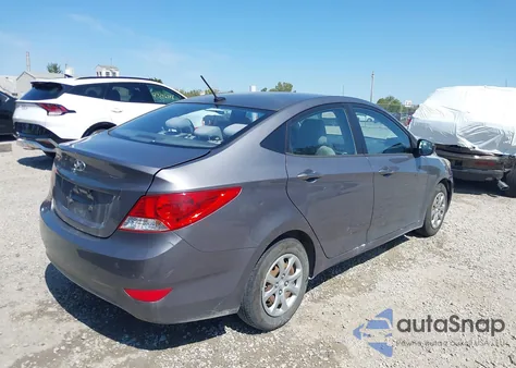 2014 Hyundai Accent Gls from USA, damaged, VIN KMHCT4AE7EU675653